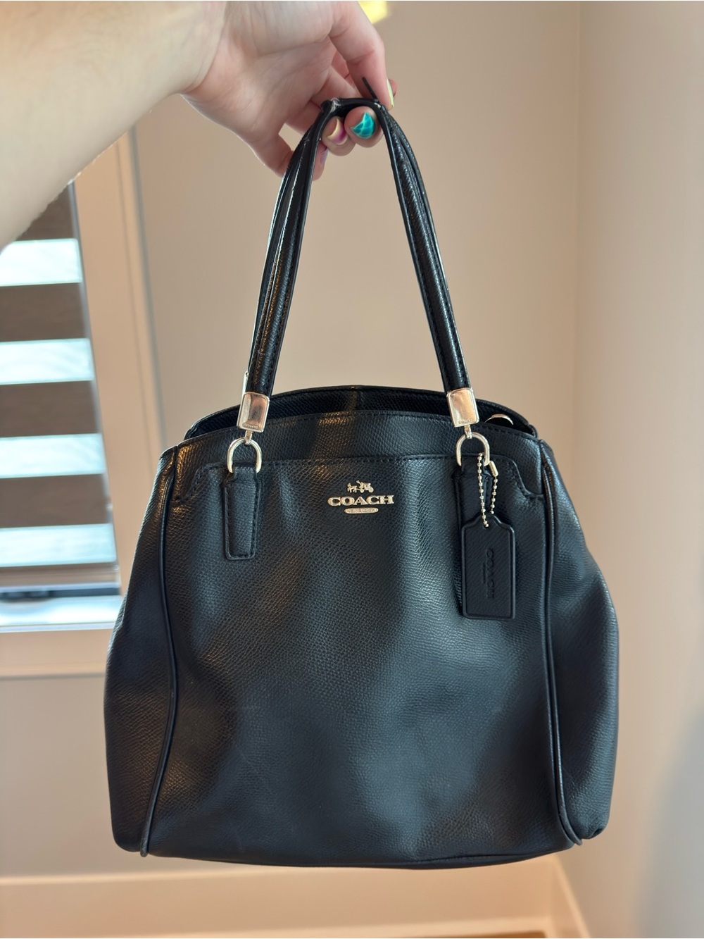 Coach Bag Black Leather